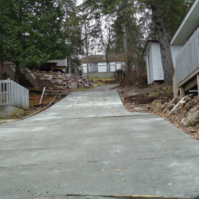 Cementing Driveway