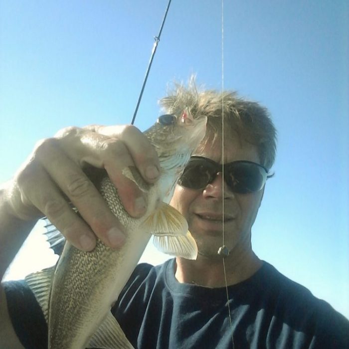 Scott fishing Callander Bay