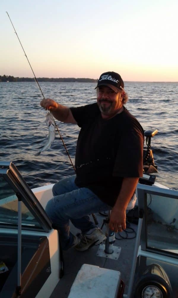 Rob Walleye fishing Lake Nipissing