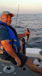 Ted Walleye fishing Lake Nipissing