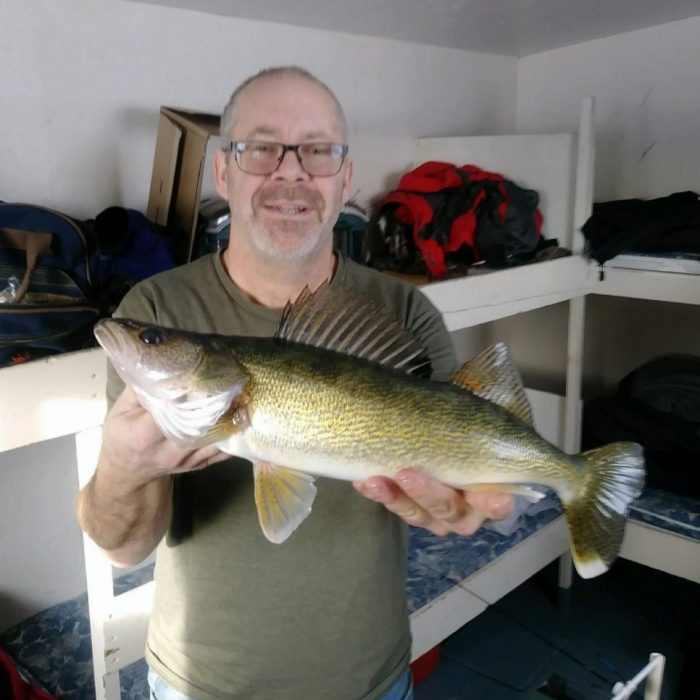 Keeper Walleye caught in Callander Bay