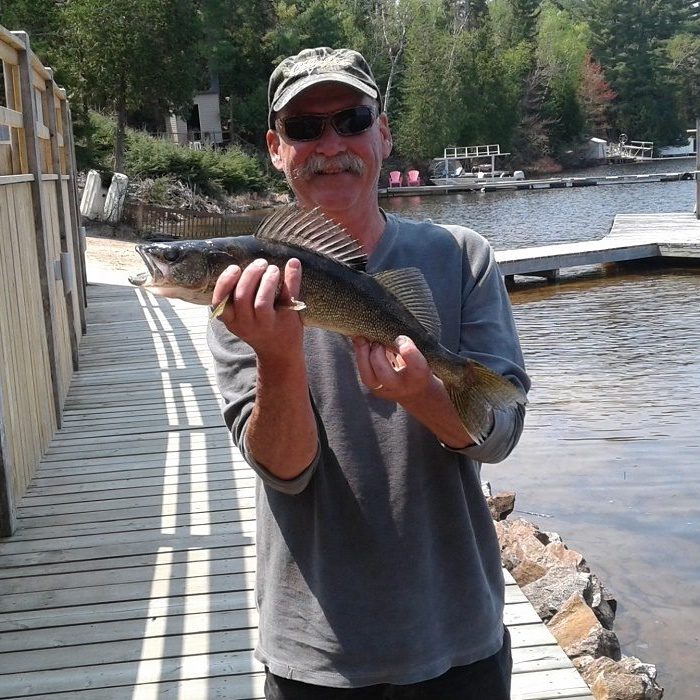 Keeper Walleye caught in Callander Bay