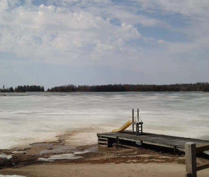 Still ice on Callander Bay