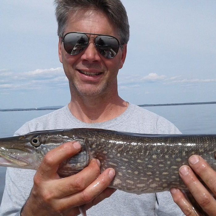 Spring fishing Lake Nipissing