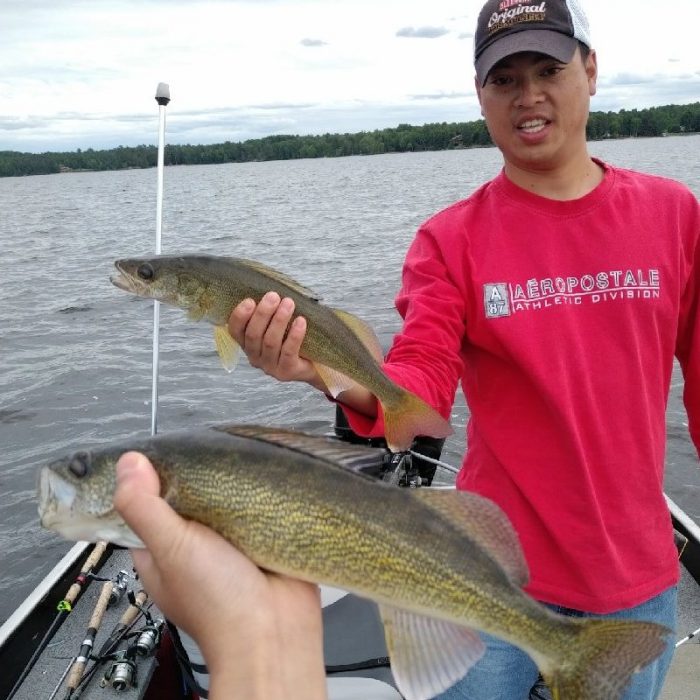 Double header - Walleye fishing Lake Nipissing