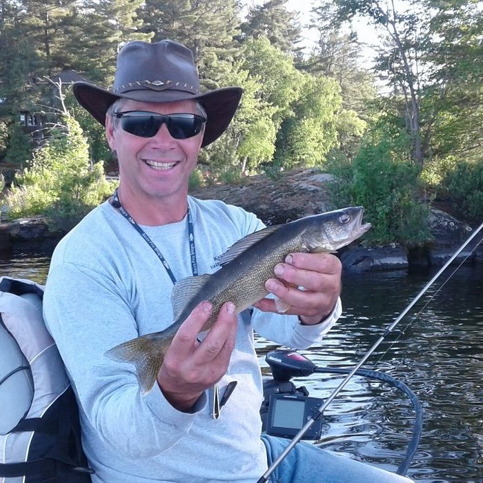 Walleye fishing Callander Bay