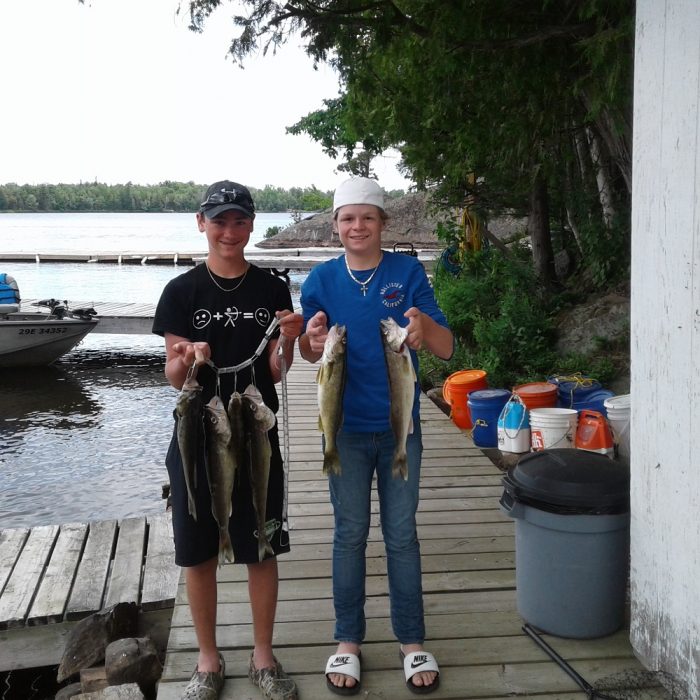 Six Keeper Walleye June 27, 2018