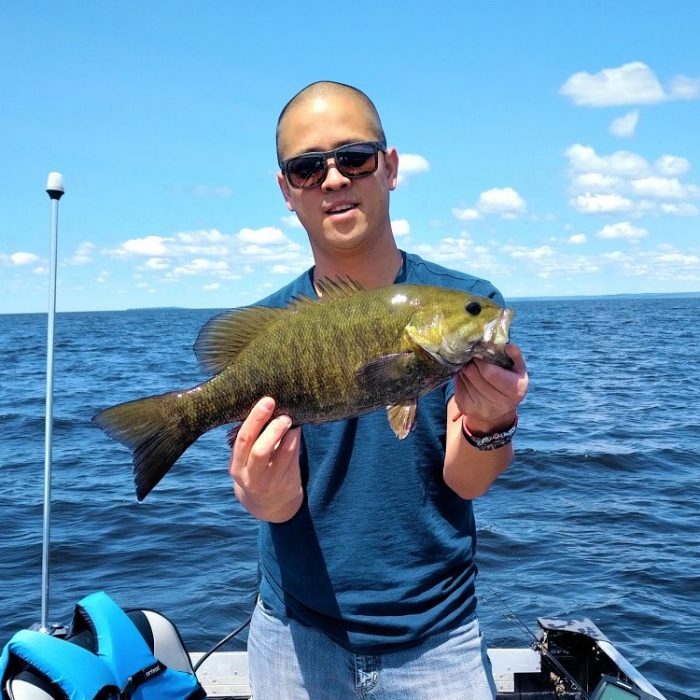 44 cms Smallmouth Bass caught June 22, 2019